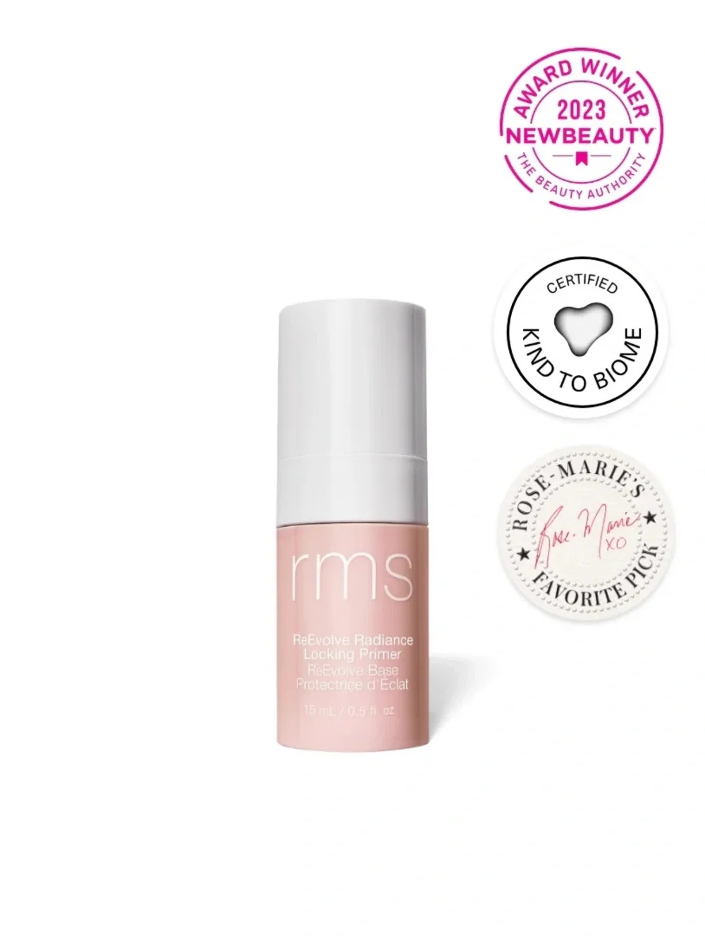 NIB RMS Beauty ReEvolve Radiance Locking Primer (0.5oz) Travel Size